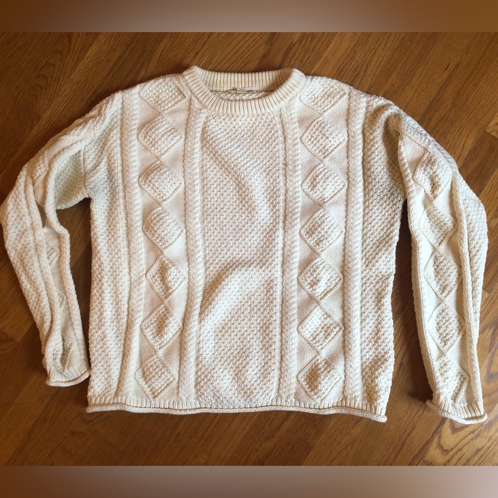 Tradlands modern fisher sweater, size M